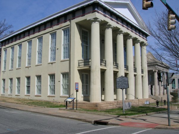 View of the exterior of the Rowan Museum